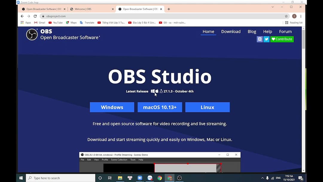 OBS Studio là phần mềm được ứng dụng hàng đầu trong ghi màn hình