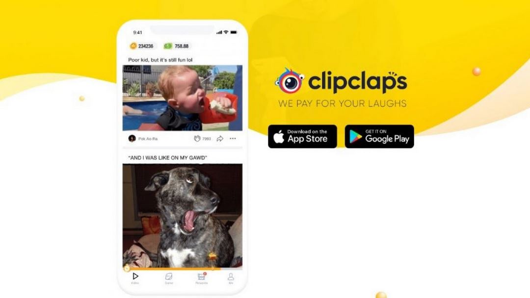 Người dùng  ứng dụng  ClipClaps có thể làm nhiều nhiệm vụ 