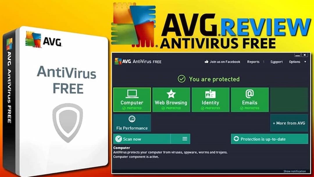 Review phần mềm diệt virus avg free