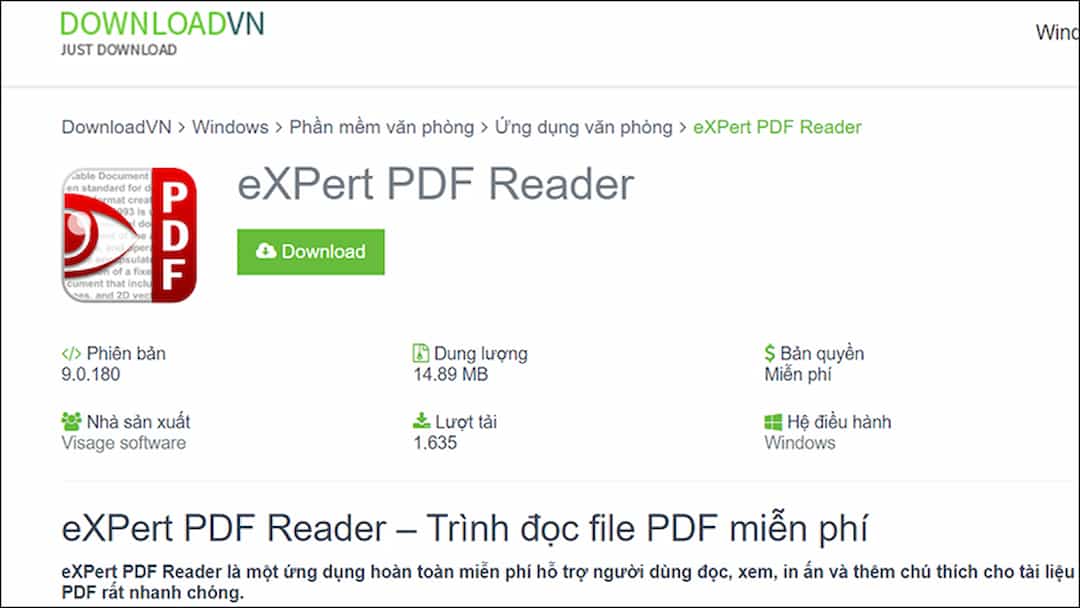 Phần mềm Expert PDF Reader