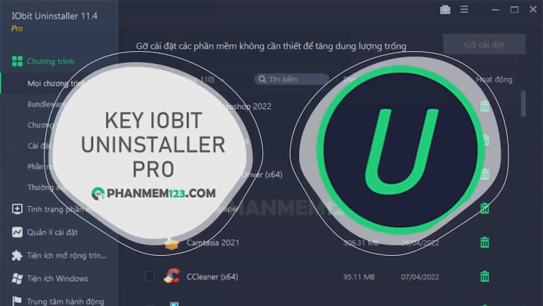 Key IObit Uninstaller 12.0 Pro mới nhất tháng 10/2022