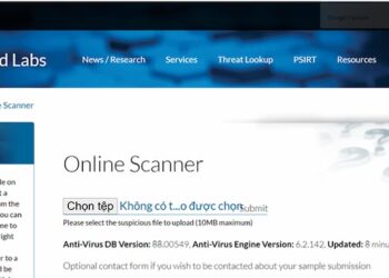Trang web diệt virus online
