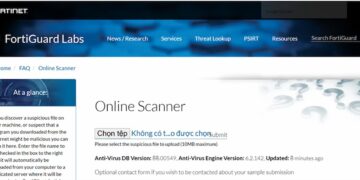 Trang web diệt virus online